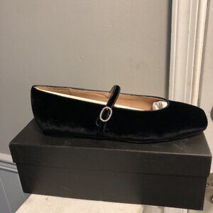 J Crew Velvet Mary Jane Shoes NWT